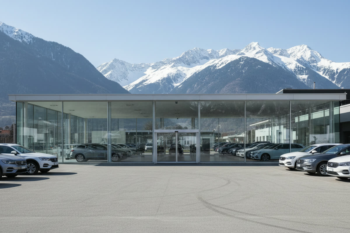 Autohaus und Werkstatt in Sitten - Verkauf nach Vermögenswerten — Autosaloni