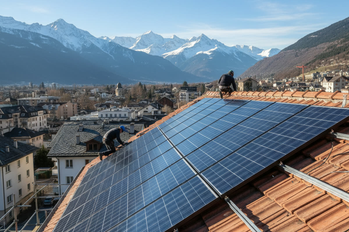 Unternehmen für Photovoltaik-Installationen in Sitten — Energia e fotovoltaico