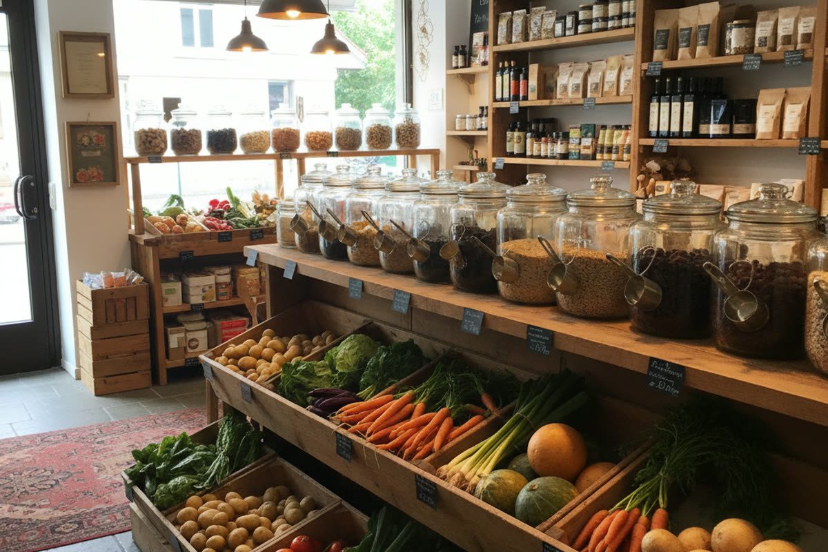 Kleiner Bio-Lebensmittelladen in Bern — Retail
