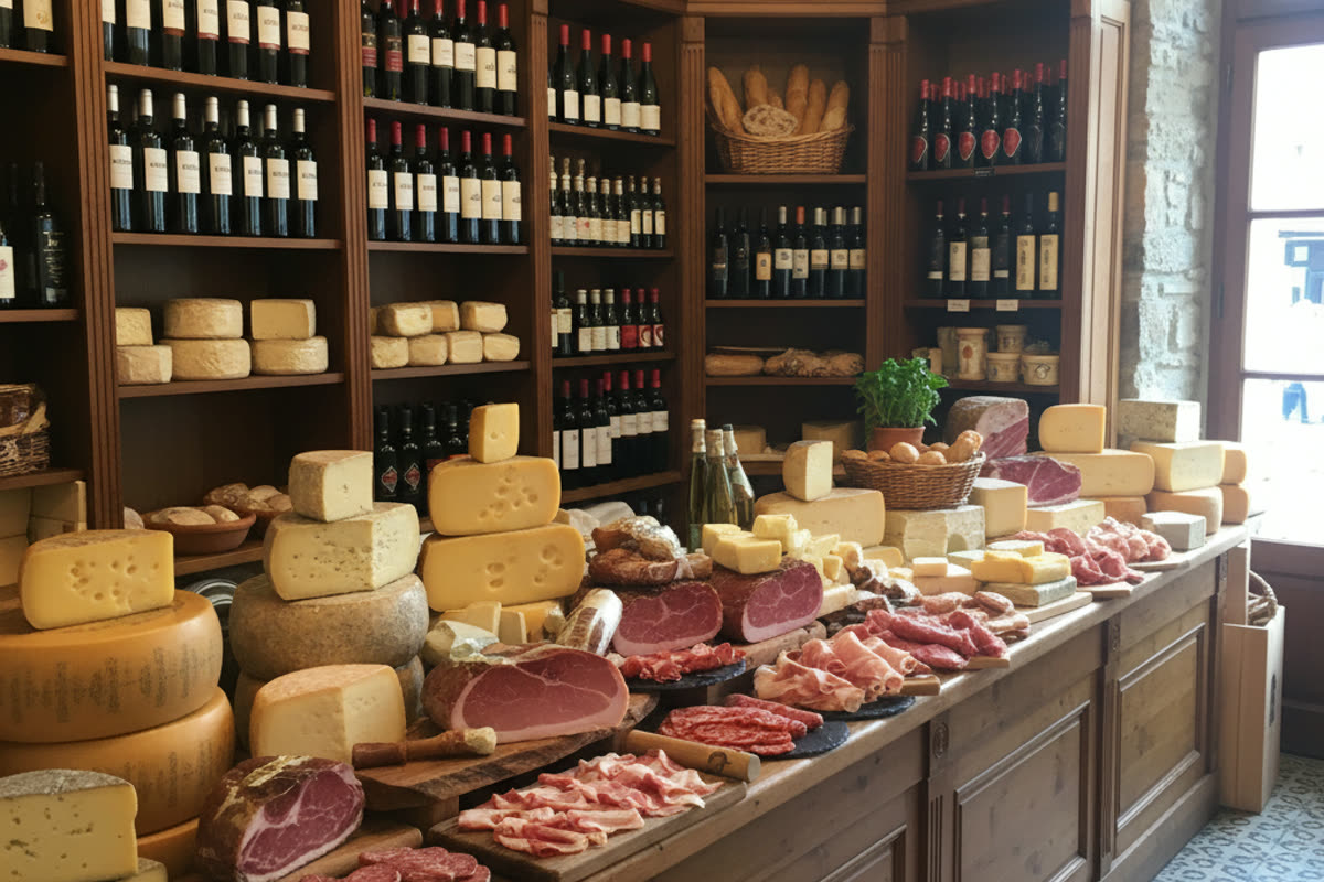 Feinkostladen und Gastronomie in Lugano — Retail