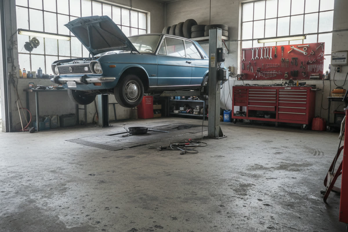 Kleine Autowerkstatt in Luzern - Schnäppchenpreis — Officine