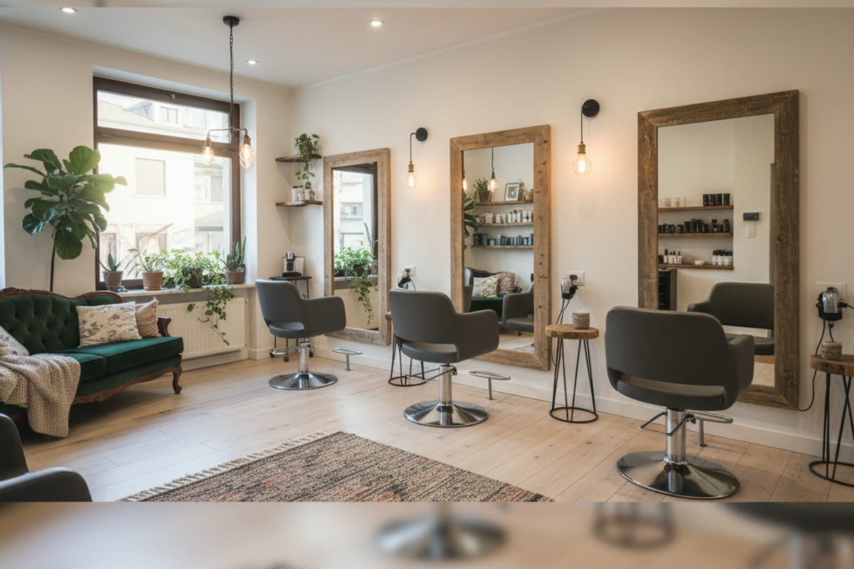 Friseursalon und Kosmetikstudio im Zentrum von Mendrisio — Parrucchieri ed estetica