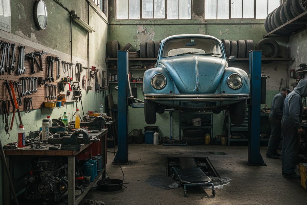 Kleine mechanische Werkstatt in Biasca, ausgestattet und bereit — Officine