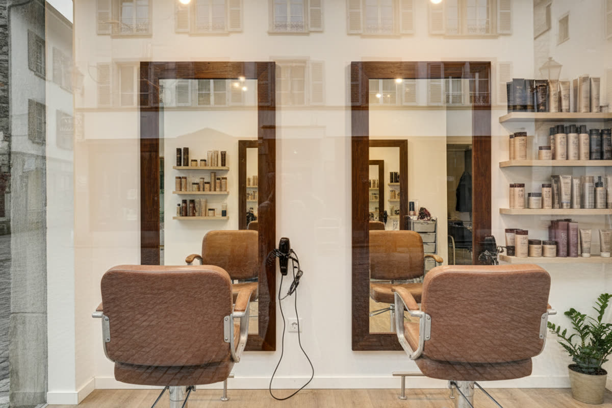 Eingerichteter Coiffeursalon in Brig-Glis — Parrucchieri ed estetica