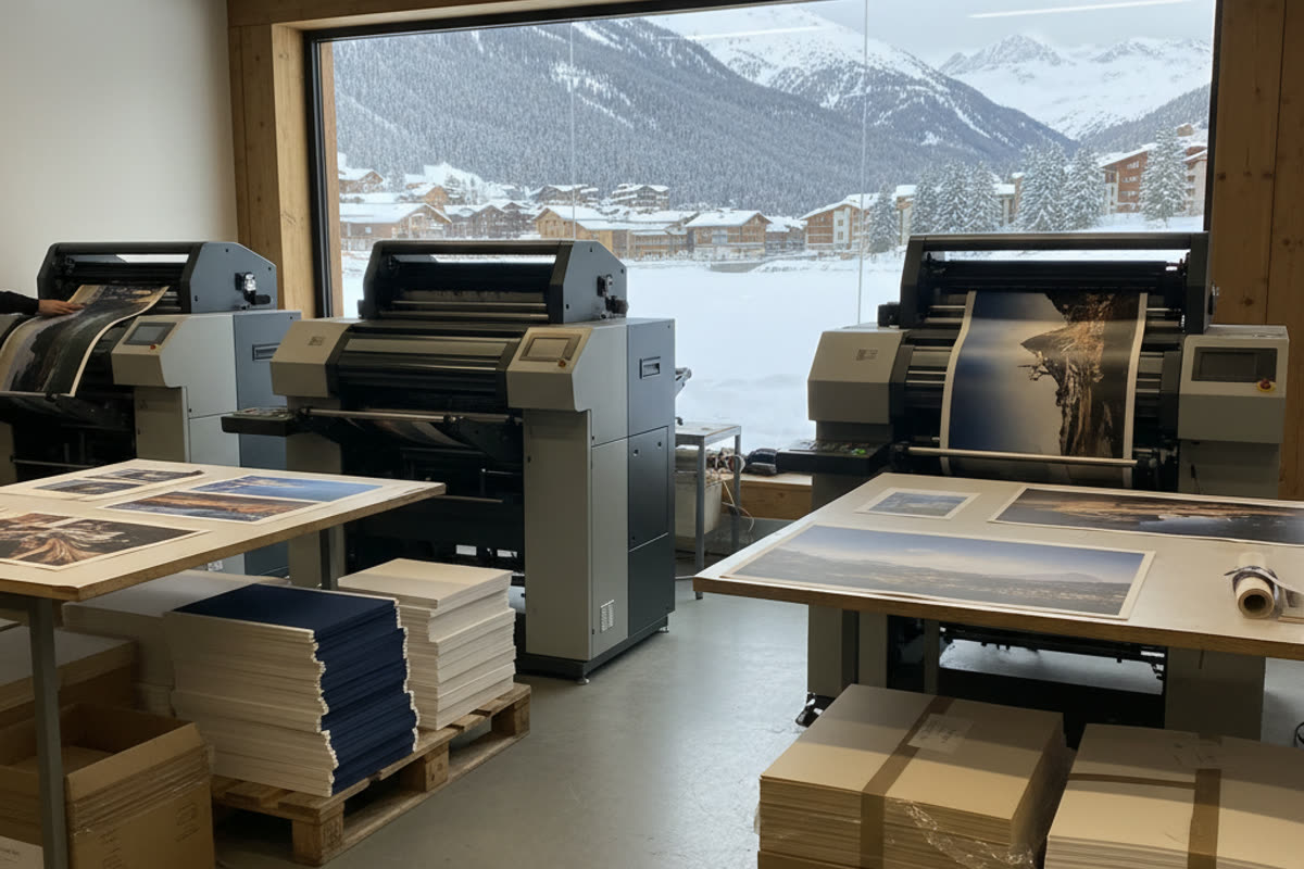 Druckerei und Printzentrum in St. Moritz, Traditionsbetrieb — Tipografie